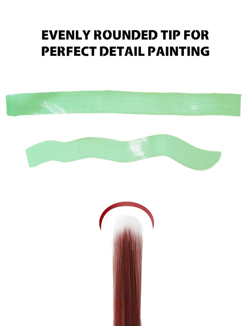 ROLLINGDOG 2.5 inch Angular Paint Brush for Walls with Machine Roughed Fine Edging Filaments,Great for Cutting in and Trim - Image 4